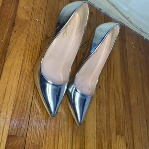 Silver 5in heel